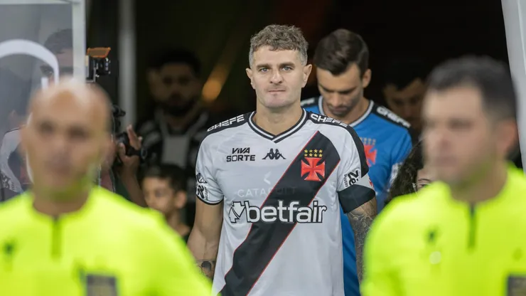 Vegetti, jogador do Vasco, durante partida contra o Ceará, pelo Campeonato Brasileiro. Foto: Baggio Rodrigues/AGIF.
