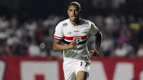 Andre Silva, jogador do Sao Paulo durante partida contra o Sport no estadio Morumbi pelo campeonato Brasileiro A 2025.