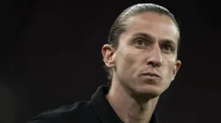 Filipe Luís acompanha equipe do Flamengo - Foto: Jorge Rodrigues/AGIF