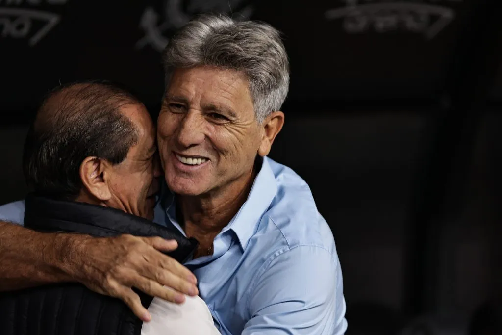 SP – SAO PAULO – 16/04/2025 – BRASILEIRO A 2025, CORINTHIANS X FLUMINENSE – Renato Gaucho tecnico do Fluminense durante partida contra o Corinthians no estadio Arena Corinthians pelo campeonato Brasileiro A 2025. Foto: Fabio Giannelli/AGIF