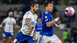 Everaldo jogador do Bahia durante partida contra o Cruzeiro. Foto: Fernando Moreno/AGIF