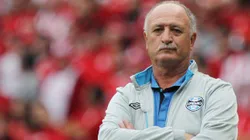 Felipão chega depois do GreNal. Gustavo Granata/AGIF.