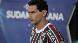 RJ - RIO DE JANEIRO - 10/04/2025 - COPA SUL-AMERICANA 2025, FLUMINENSE X SAN JOSE - Ganso jogador do Fluminense durante partida contra o San Jose no estadio Maracana pelo campeonato Copa Sul-americana 2025. Foto: Thiago Ribeiro/AGIF