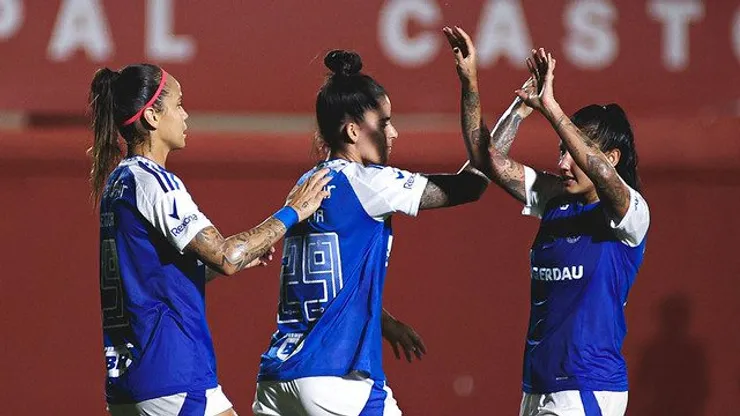 Cruzeiro no Brasileirão Feminino. Fotos: Gustavo Martins/ Cruzeiro