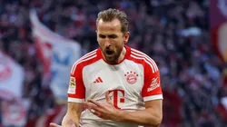 Harry Kane comemora gol marcado em partida diante do Heidenheim. Foto: Xinhua / Alamy Stock Photo