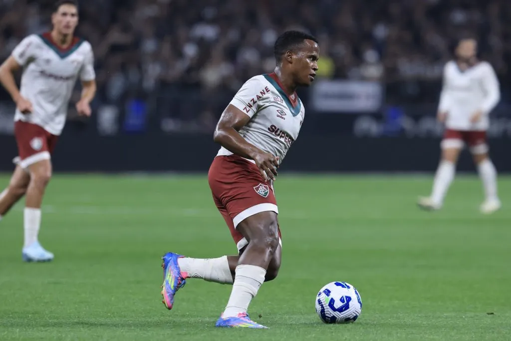 Arias na partida contra o Corinthians. Foto: Marcello Zambrana/AGIF