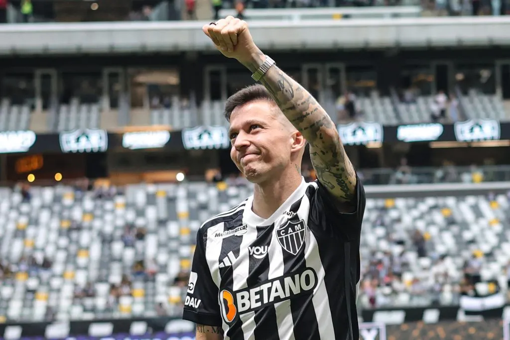 Bernard, do Atlético-MG – Foto: Gilson Lobo/AGIF