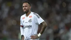Neymar vem sofrendo com lesões no retorno ao Santos. Foto: Jorge Rodrigues/AGIF