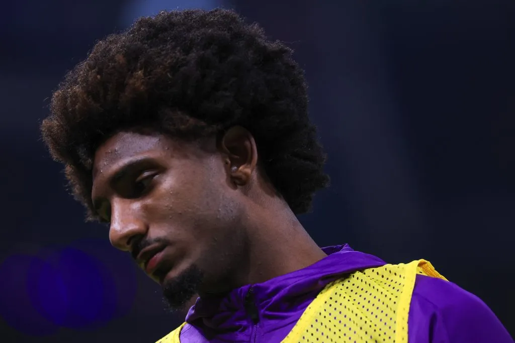 Talles Magno jogador do Corinthians durante partida contra o Fluminense no estádio Arena Corinthians pelo campeonato Brasileiro A 2025. Foto: Marcello Zambrana/AGIF