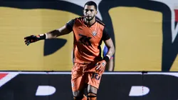 Lucas Arcanjo jogador do Vitoria durante partida contra o Jacobina no estádio Barradão pelo campeonato Baiano 2025.