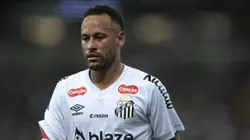 Neymar só disputou uma partida completa pelo Santos neste retorno. Foto: Jorge Rodrigues/AGIF