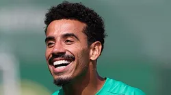 Lucas Evangelista treinou normalmente e deve estar à disposição do Palmeiras contra o Fortaleza