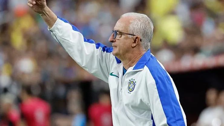 Dorival Júnior durante partida entre Uruguai e Brasil, pelas quartas de final da Copa América 2024. Foto: Kevork Djansezian