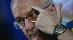 Dorival Júnior técnico do Brasil durante em coletiva de imprensa antes do treino da equipe realizado no Mane Garrincha. Foto: Mateus Bonomi/AGIF