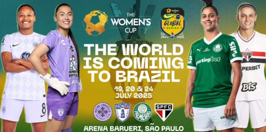 The Women's Cup terá edição no Brasil em 2025 - Divulgação