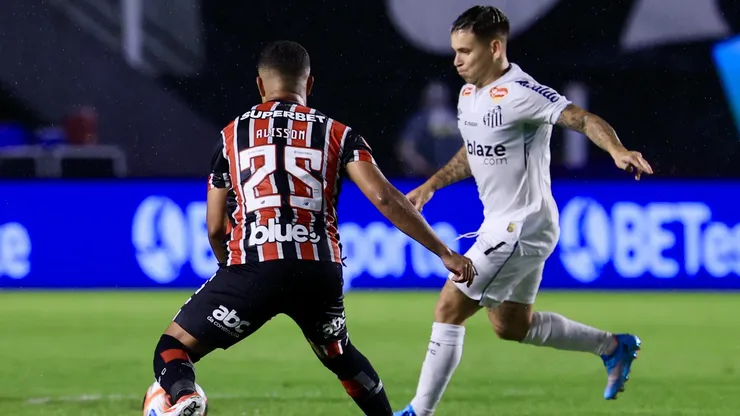 São Paulo x Santos se enfrentam pelo Campeonato Brasileiro 2025. Foto: Marcello Zambrana/AGIF
