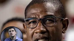 César Sampaio está como técnico interino no Peixe. Fotos: Raul Baretta/ Santos FC e Reinaldo Campos/AGIF.