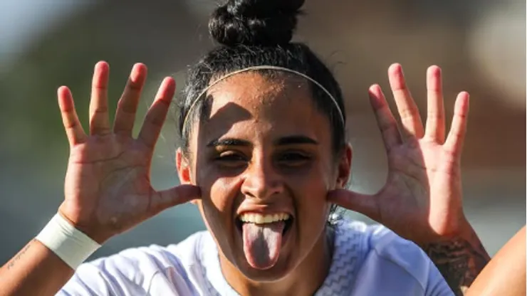 Analuyza marcou o segundo gol na estreia da Série A2 do Brasileiro Feminino - Foto: Reinaldo Campos/Santos FC