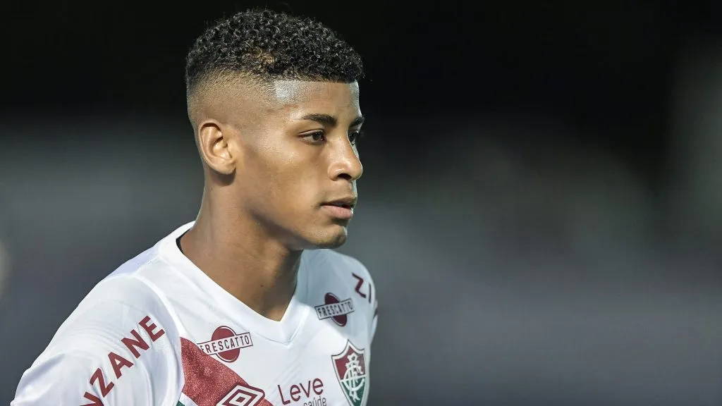 Hércules jogador do Fluminense durante partida contra o Portuguesa Rio no estádio Luso Brasileiro pelo campeonato Carioca 2025. Foto: Thiago Ribeiro/AGIF