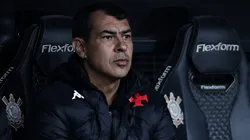 Treinador em jogo do Corinthians x Vasco