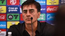 Gustavo Quinteros durante entrevista coletiva após Grêmio X Atlético Grau, pela Copa Sul-Americana.