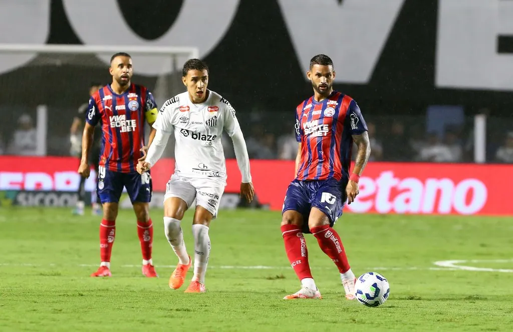 Gabriel Bontempo em ação pelo Santos. Foto: Mauricio De Souza/AGIF