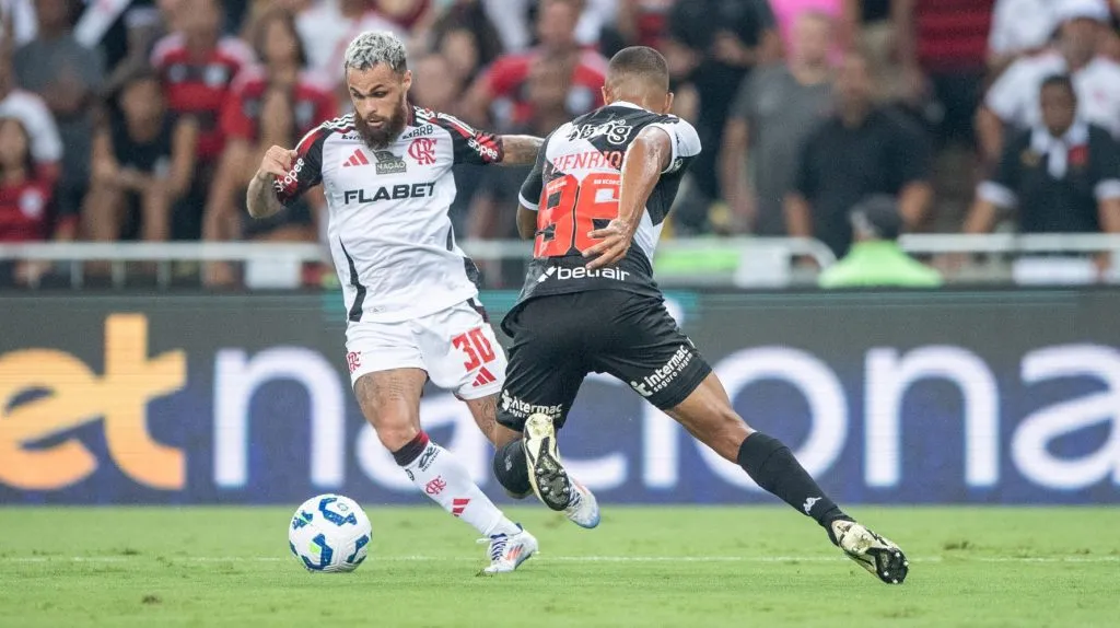 Michael durante a partida. Foto: Thiago Ribeiro/AGIF