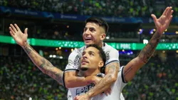 Gregore jogador do Botafogo comemora seu gol durante partida contra o Palmeiras no estádio Arena Allianz Parque pelo campeonato Brasileiro A 2024. Foto: Joisel Amaral/AGIF