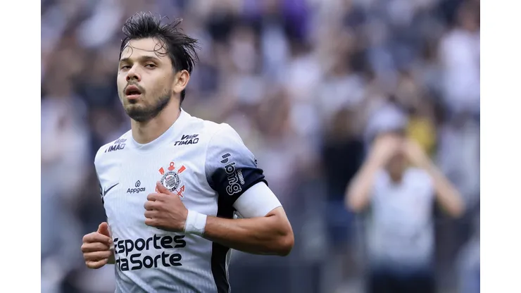 Romero jogador do Corinthians durante partida contra o Sport no estádio Arena Corinthians pelo campeonato Brasileiro A 2025. Foto: Marcello Zambrana/AGIF