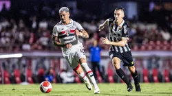 São Paulo x Santos se enfrentarão pelo Campeonato Brasileiro de 2025. Foto: Abner Dourado/AGIF