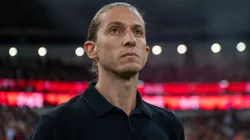 Filipe Luís técnico do Flamengo durante partida contra o Vasco no estádio Maracanã pelo campeonato Brasileiro A 2025.