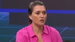 Ana Thaís Matos gostou do rendimento do Grêmio no Gre-Nal 447. Foto: Reprodução.