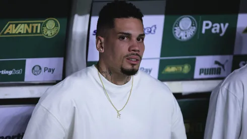 Paulinho acompanhando equipe do Palmeiras - Foto: Ettore Chiereguini/AGIF