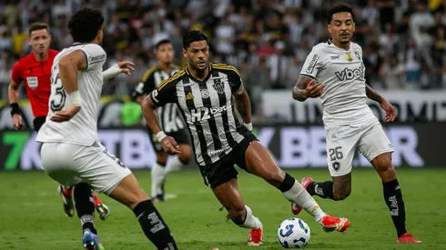 MG - BELO HORIZONTE - 20/04/2025 - BRASILEIRO A 2025, ATLETICO-MG X BOTAFOGO -Hulk jogador do Atletico-MG durante partida contra o Botafogo no estadio Mineirao pelo campeonato Brasileiro A 2025. Foto: Fernando Moreno/AGIF
