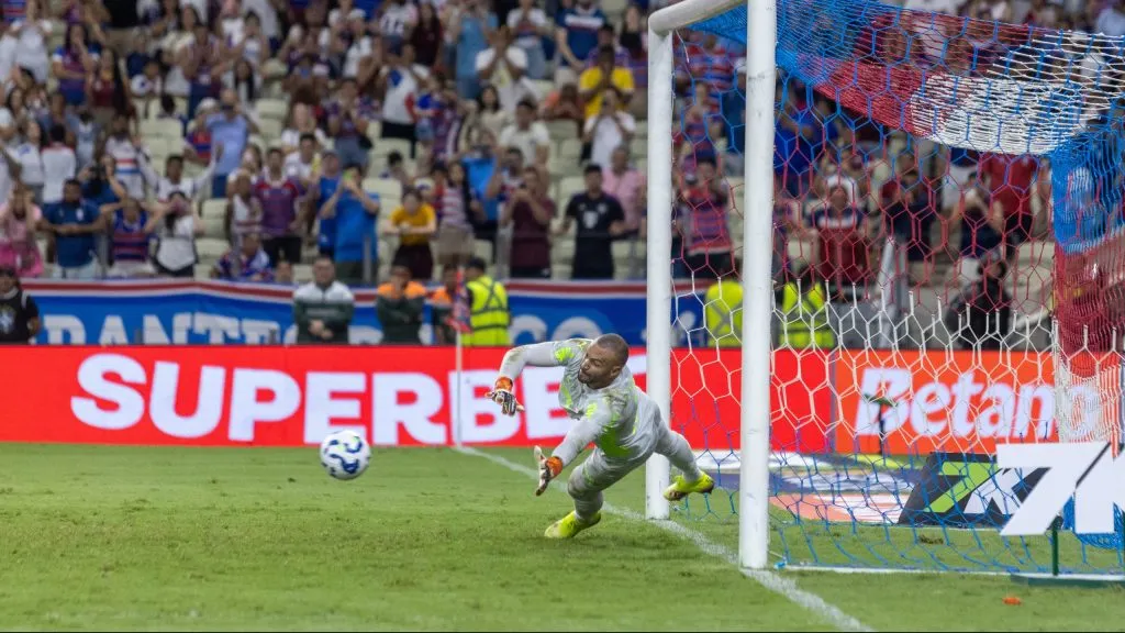 Weverton em partida do Palmeiras