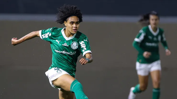 Greicy Landazury abriu o placar na partida - Foto: Fabio Menotti/Palmeiras