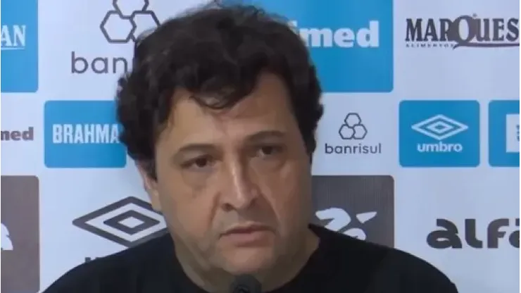 Alberto Guerra, presidente do Grêmio Foto: Reprodução/GrêmioTV