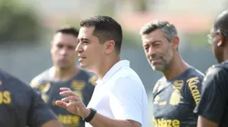 SP - SANTOS - 07/01/2025 - SANTOS, TREINO - Pedro Martins CEO do Santos durante treino no Centro de Treinamento CT Rei Pele, nesta terca feira (07).