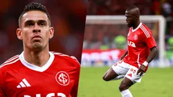 Rafael Borré e Enner Valencia disputam a titularidade no Internacional - Foto: Reprodução/AGIF