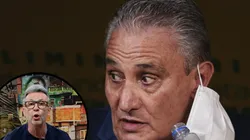 Craque Neto fala sobre Tite. Fotos: Ettore Chiereguini/AGIF e Reprodução/YouTube.