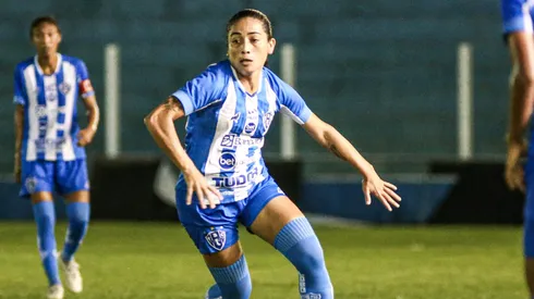Jogadora Paysandu. Foto: Marcos Junior/AGIF
