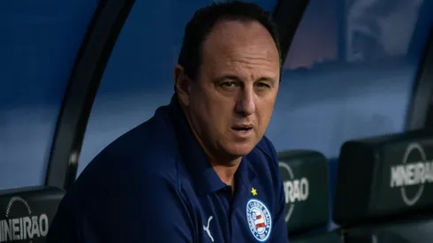 Rogério Ceni durante partida entre Cruzeiro e Bahia, no Mineirão, pelo Brasileirão.