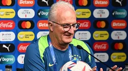 Dorival Júnior durante entrevista coletiva pela Seleção Brasileira na Copa América 2024. Foto: Candice Ward