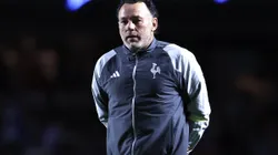 SP - SAO PAULO - 23/11/2024 - BRASILEIRO A 2024, SAO PAULO X ATLETICO-MG - Gabriel Milito tecnico do Atletico-MG durante partida contra o Sao Paulo no estadio Morumbi pelo campeonato Brasileiro A 2024. Foto: Marcello Zambrana/AGIF