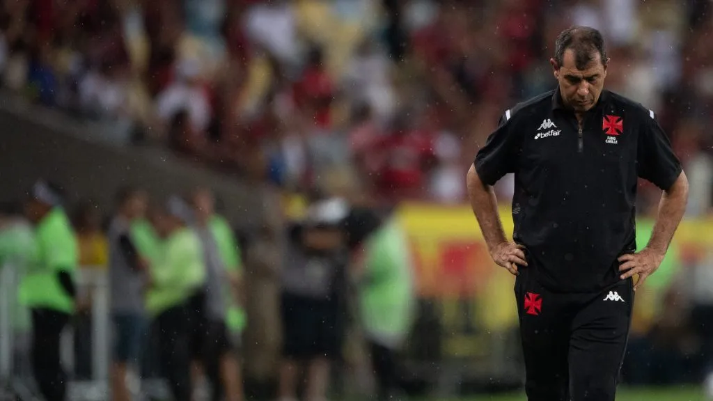 Fábio Carille, comandante do Gigante da Colina. Foto: Thiago Ribeiro/AGIF.