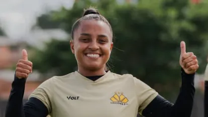 Jogadora do time feminino do Criciúma em 2025