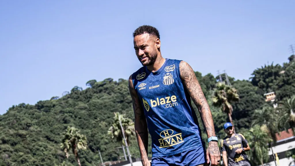 Neymar, camisa 10 do Santos