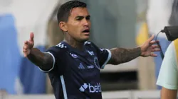 Dudu comemorando gol durante partida entre Cruzeiro e Uberlândia, pelo Campeonato Mineiro, no Mineirão.