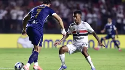 Marcos Antonio jogador do São Paulo durante partida contra o Alianza Lima no estádio Morumbi pelo campeonato Copa Libertadores 2025. Foto: Marcello Zambrana/AGIF