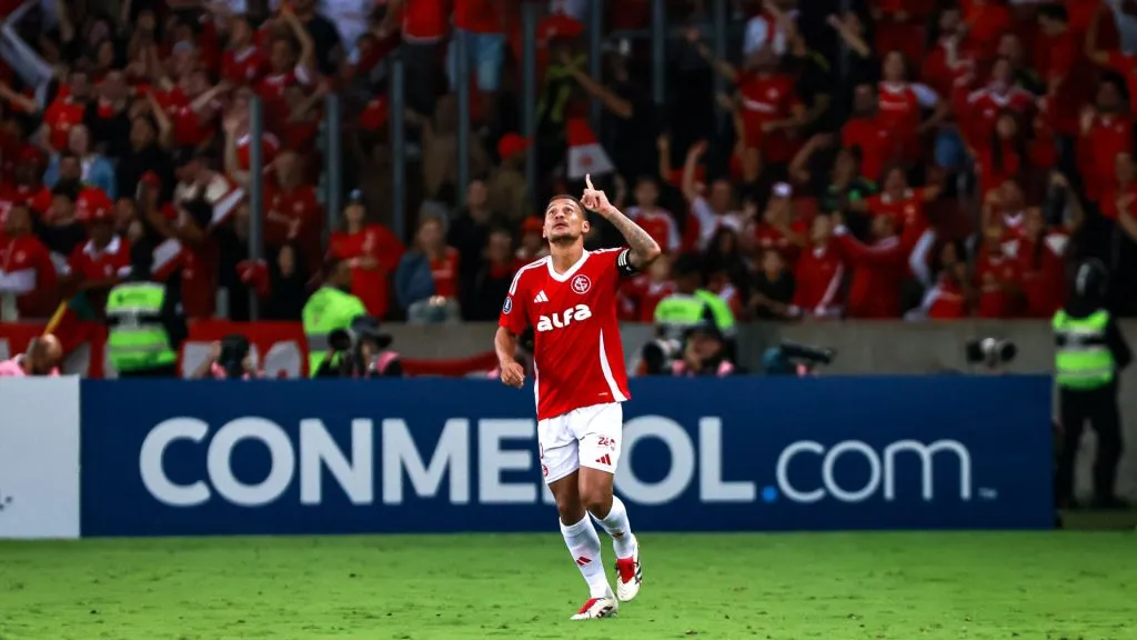 Craque do Internacional, Alan Patrick já marcou nove gols em 2025 – Foto: Maxi Franzoi/AGIF